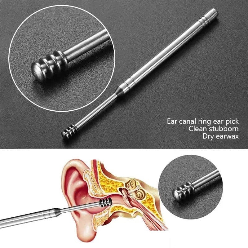 Set Of 6 Ear Pick Earwax Removal Kit